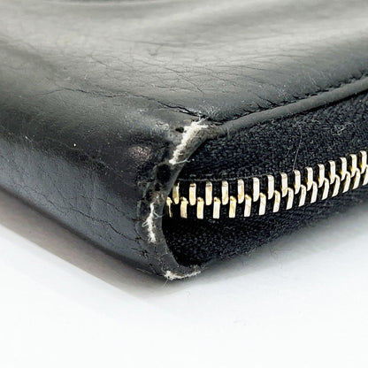 Gucci Long Wallet Round Zipper Soho Interlocking Hardware Leather 308280