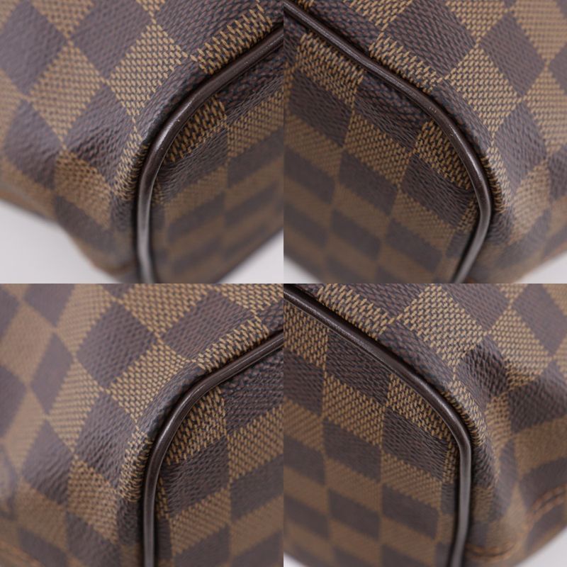 Louis Vuitton Saleya PM N51183 Damier Canvas Brown Vi4077 Women's Tote Bag