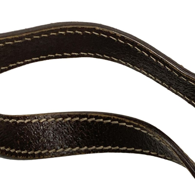 Gucci Tote Bag Charmy GG Pattern 153009 Beige X Dark Brown Leather