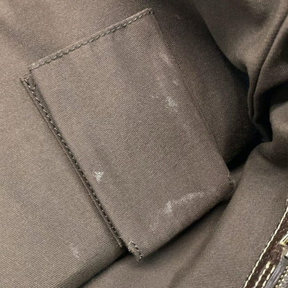 Gucci Tote Bag Charmy GG Pattern 153009 Beige X Dark Brown Leather