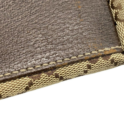 Gucci Tote Bag Charmy GG Pattern 153009 Beige X Dark Brown Leather