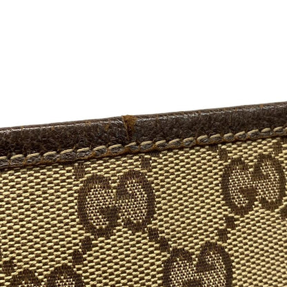 Gucci Tote Bag Charmy GG Pattern 153009 Beige X Dark Brown Leather