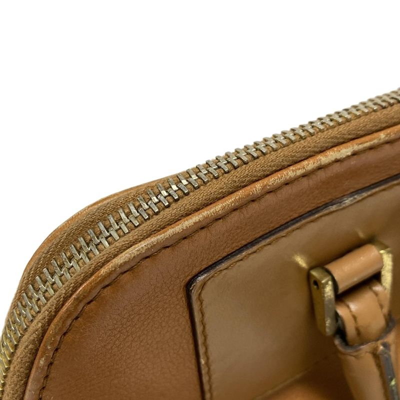 Dior Christian Dior Handbag Street Chic Light Brown Leather