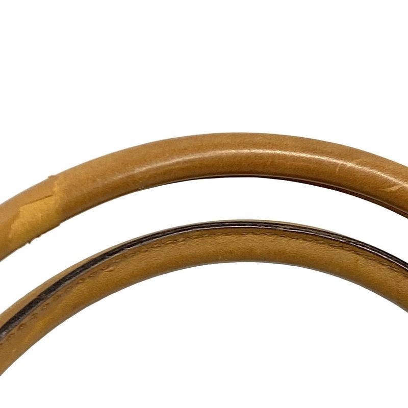 Dior Christian Dior Handbag Street Chic Light Brown Leather