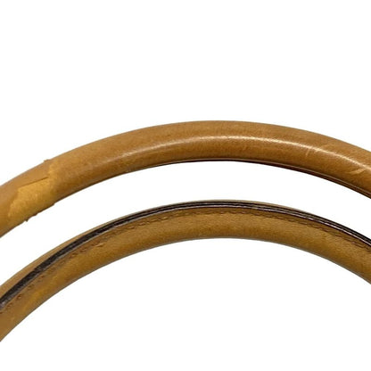 Dior Christian Dior Handbag Street Chic Light Brown Leather