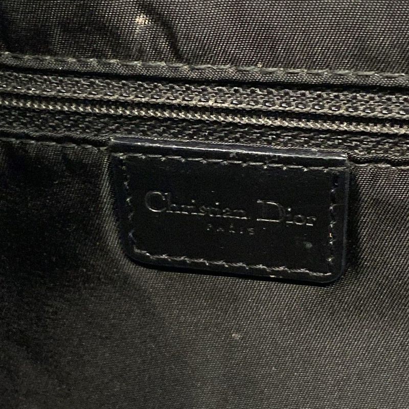 Dior Christian Dior Shoulder Bag Street Chic Trotter Black X Dark Gray Leather