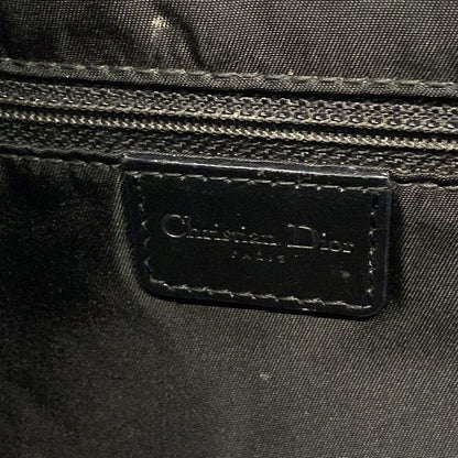 Dior Christian Dior Shoulder Bag Street Chic Trotter Black X Dark Gray Leather