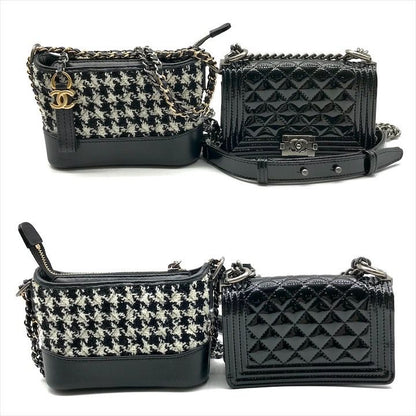 Chanel Success Story Quilted 4 Piece Caviar Leather Shoulder Bag