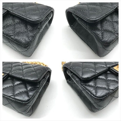 Chanel Success Story Quilted 4 Piece Caviar Leather Shoulder Bag