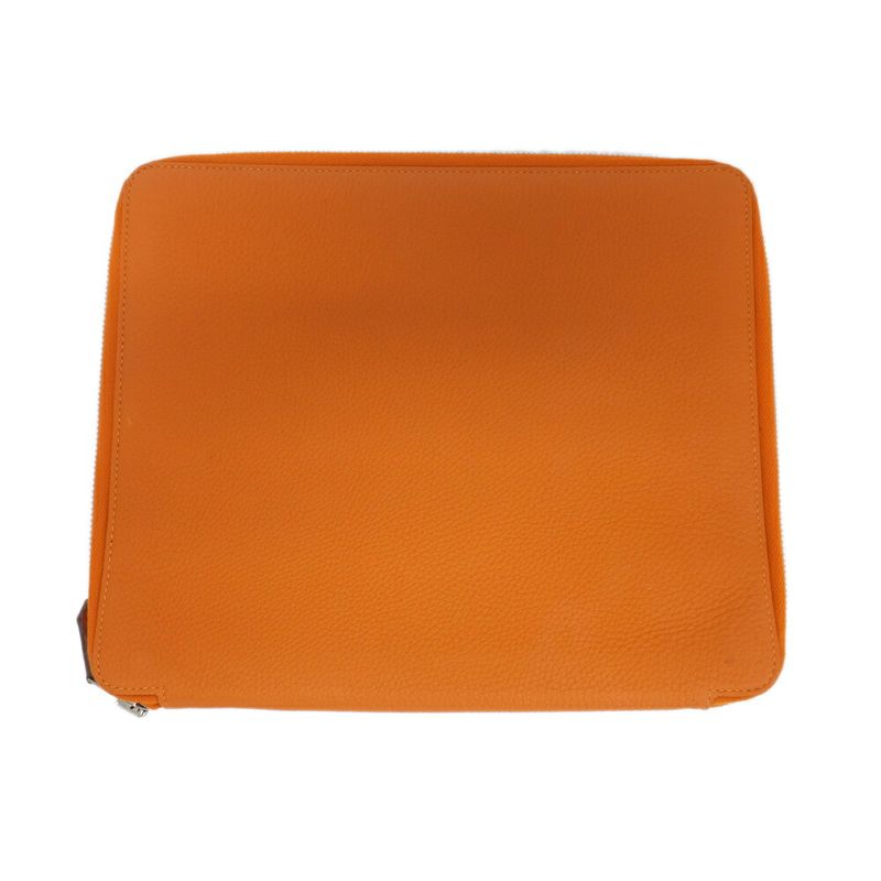 Hermes E-zip Tablet Case Togo Hermes Orange R Stamp Manufactured
