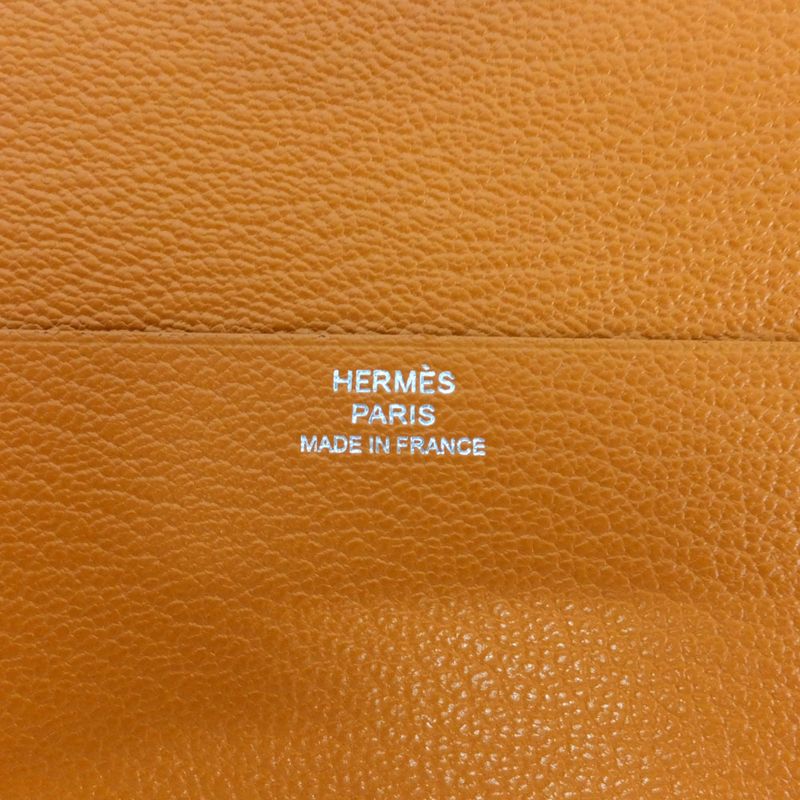 Hermes E-zip Tablet Case Togo Hermes Orange R Stamp Manufactured