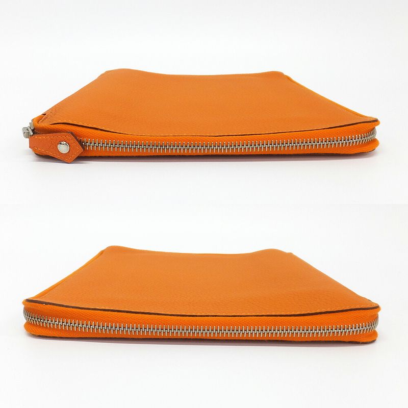Hermes E-zip Tablet Case Togo Hermes Orange R Stamp Manufactured