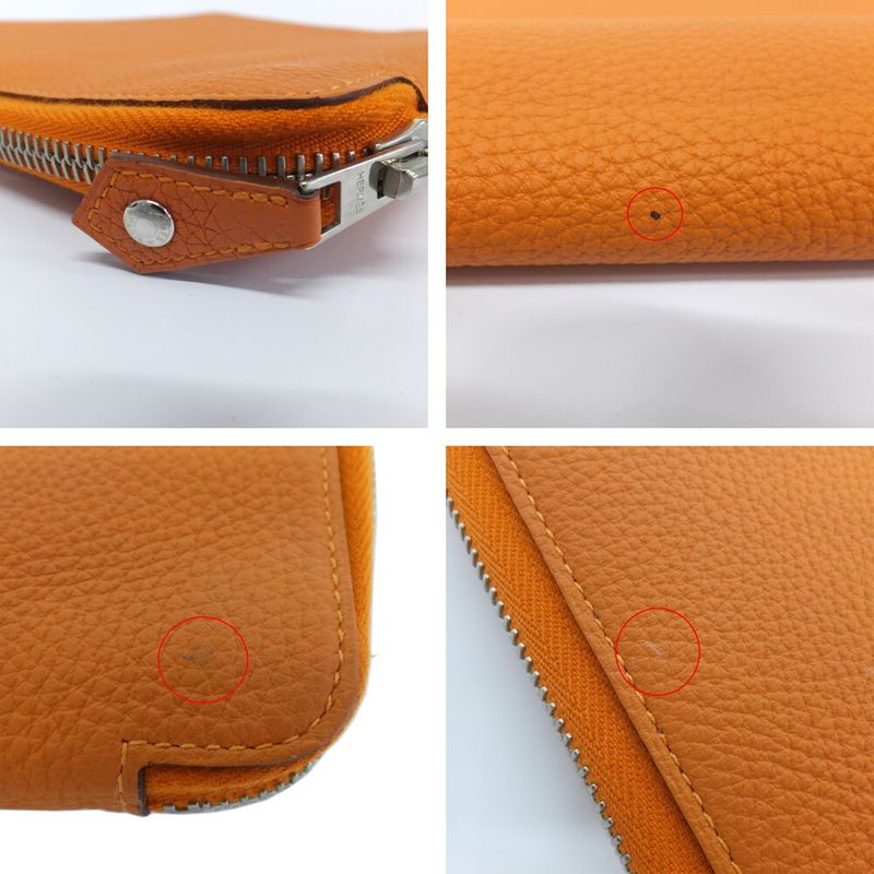 Hermes E-zip Tablet Case Togo Hermes Orange R Stamp Manufactured