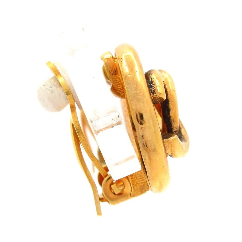 Chanel Earring Coco Mark Gold