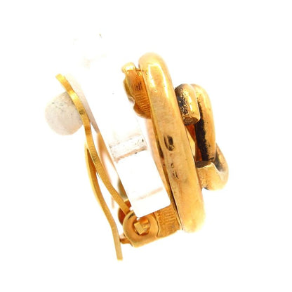 Chanel Earring Coco Mark Gold