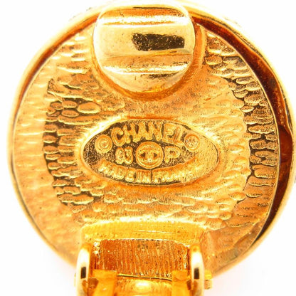Chanel Earring Coco Mark Gold