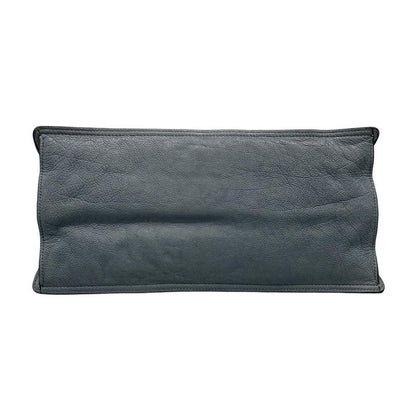 Prada Tote Bag Etiquette 1bg122 Blue Gray Leather