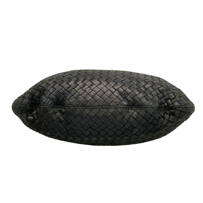 Bottega Veneta Shoulder Bag Intrecciato Black Leather