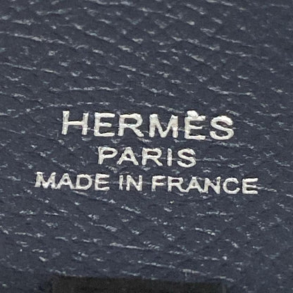 Hermes Shoulder Strap Bandouliere Tresage de Cuir 30mm (1.18in) Anemone X Blue