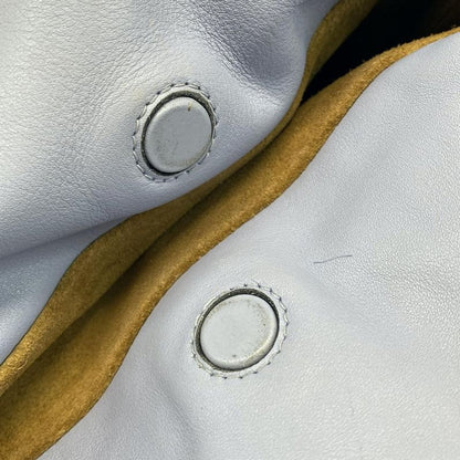 Loewe Shoulder Bag Flamenco Light Blue Leather