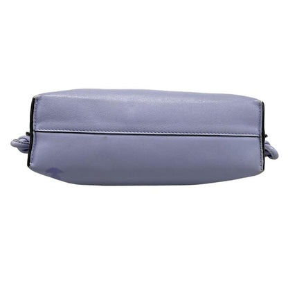 Loewe Shoulder Bag Flamenco Light Blue Leather