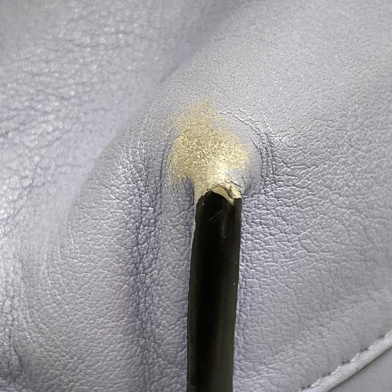 Loewe Shoulder Bag Flamenco Light Blue Leather