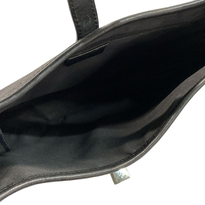 Gucci Shoulder Bag Jackie GG Pattern 13735 Black Leather