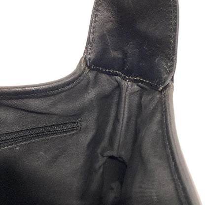 Gucci Shoulder Bag Jackie GG Pattern 13735 Black Leather