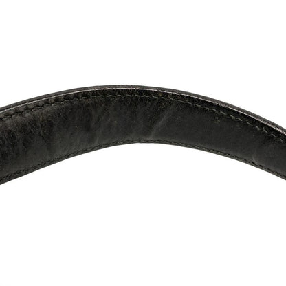 Gucci Shoulder Bag Jackie GG Pattern 13735 Black Leather