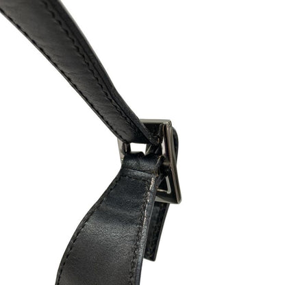 Gucci Shoulder Bag Jackie GG Pattern 13735 Black Leather