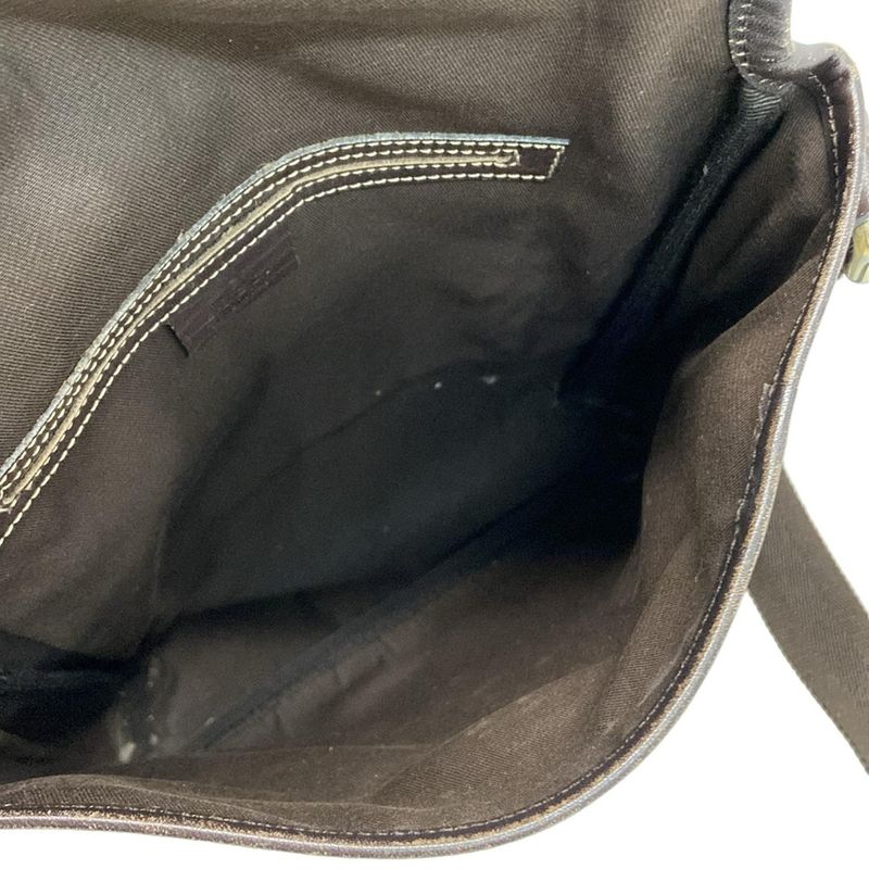 Gucci Shoulder Bag GG Plus/gg Supreme 223666 Beige X Dark Brown Leather