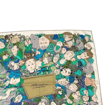 Hermes Scarf Silk Carre 90 Metamorphose By Multicolor Box