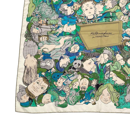 Hermes Scarf Silk Carre 90 Metamorphose By Multicolor Box