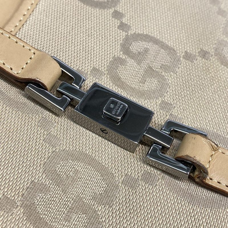 Gucci Handbag Jackie Jumbo GG 21068 Beige Leather