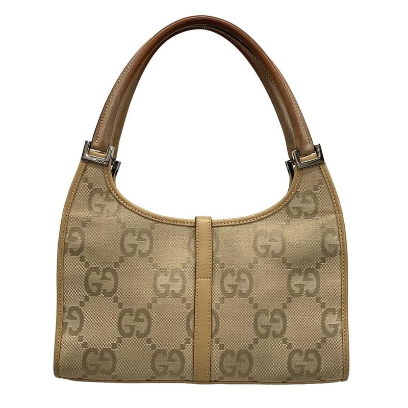 Gucci Handbag Jackie Jumbo GG 21068 Beige Leather