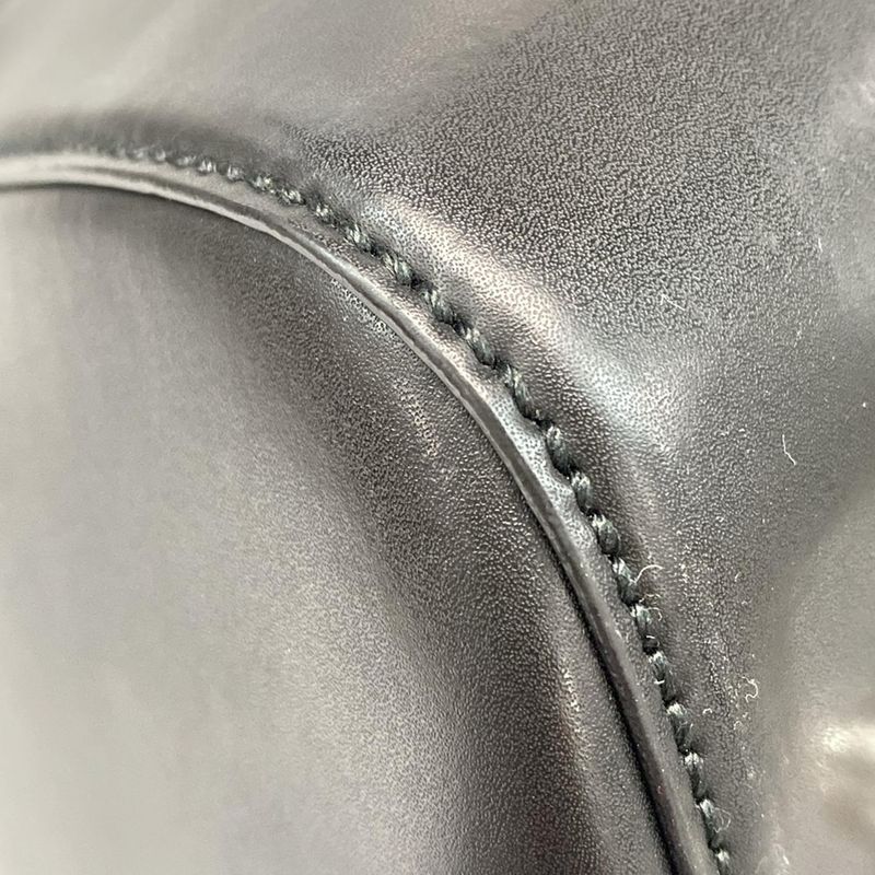 Gucci Boston Bag GG Supreme Carry-on Duffel Bag 474131 Black X Gray Leather