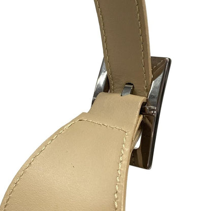 Gucci Shoulder Bag Jackie GG Pattern 13306 Beige Leather