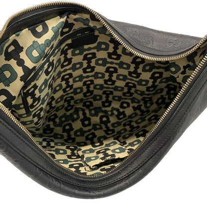 Gucci Shoulder Bag Princey GG Pattern 162882 Black Leather