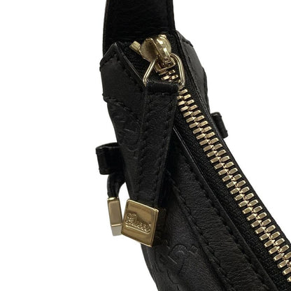 Gucci Shoulder Bag Princey GG Pattern 162882 Black Leather