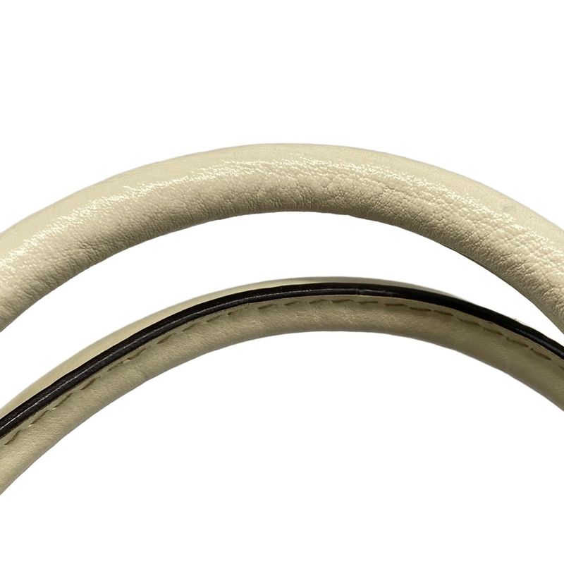 Gucci Handbag GG Pattern 223953 Beige X Ivory X Gray Leather