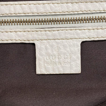 Gucci Handbag GG Pattern 223953 Beige X Ivory X Gray Leather