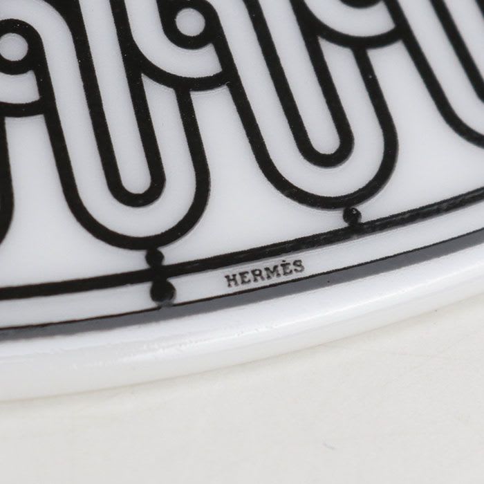 Hermes Dessert Plate No1 H Deco Brand Goods Porcelain Unisex
