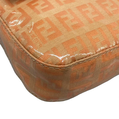 Fendi Handbag Mamma Bucket Zucca Pattern 26424 Orange Leather