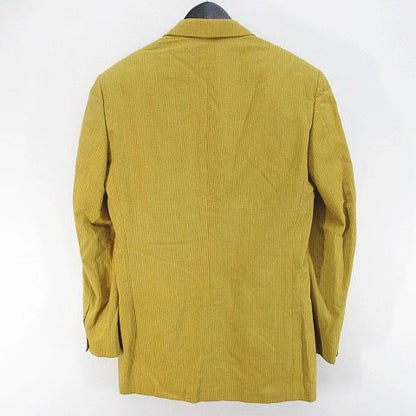 Gianni Versace Gianni Versace Striped Pattern Tailored Jacket 44 Yellow