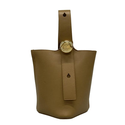 Loewe Handbag Pebble Bucket Bag Mini Aanbbbmx01 Oak (Brown)