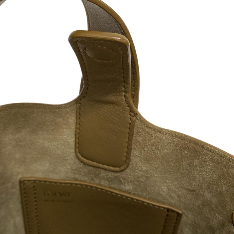 Loewe Handbag Pebble Bucket Bag Mini Aanbbbmx01 Oak (Brown)