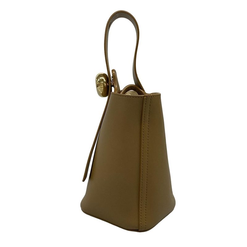 Loewe Handbag Pebble Bucket Bag Mini Aanbbbmx01 Oak (Brown)