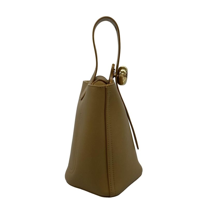 Loewe Handbag Pebble Bucket Bag Mini Aanbbbmx01 Oak (Brown)