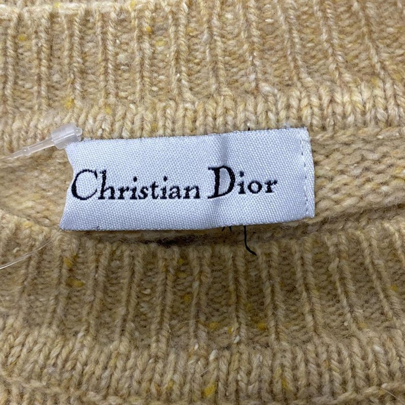 Dior Christian Dior Long Sleeve Sweater Size L Men's - Beige Crew Neck