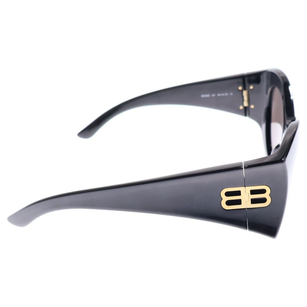 Balenciaga Hour Glass Sunglass Round Sunglass Es Black